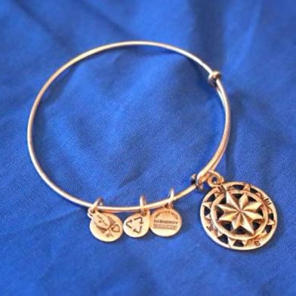 Alex and Ani Gold Compass Bracelet